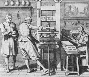 Invention imprimerie : Johannes Gutenberg 